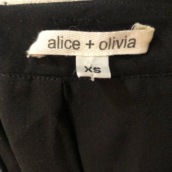 Alice + Olivia Drape Asymmetrical Pencil Skirt - Picture 7 of 7